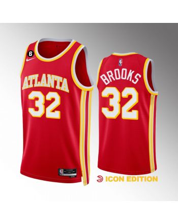 Armoni Brooks 32 Atlanta Hawks Icon Edition Red Jersey 2022-23 Swingman