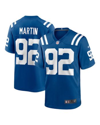 Jacob Martin 92 Indianapolis Colts Men Team Game Jersey - Royal