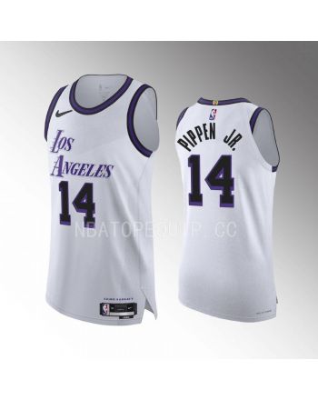 Scotty Pippen Jr. 14 Los Angeles Lakers 2022-23 City Edition Jersey White