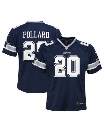 Tony Pollard 20 Dallas Cowboys YOUTH Game Jersey - Navy