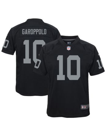 Jimmy Garoppolo 10 Las Vegas Raiders Game Youth Jersey - Black