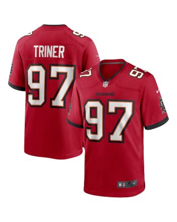 Zach Triner 97 Tampa Bay Buccaneers Game Jersey - Red