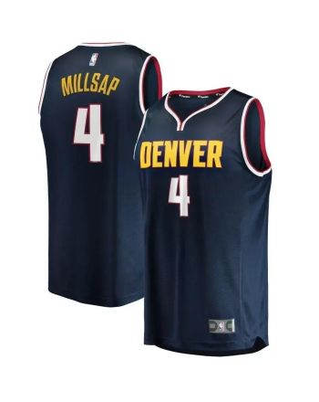 Paul Millsap Denver Nuggets Fast Break Player Jersey - Icon Edition - Navy