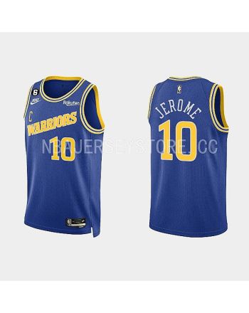 Golden State Warriors 10 Ty Jerome 2022-23 Classic Edition Royal Men Jersey