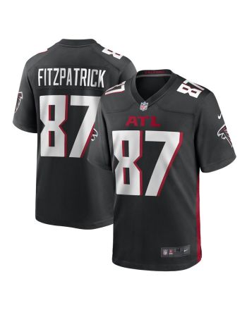 Black John FitzPatrick 87 Atlanta Falcons Men Game Jersey - Black