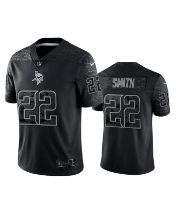 Harrison Smith 22 Minnesota Vikings Black Reflective Limited Jersey - Men