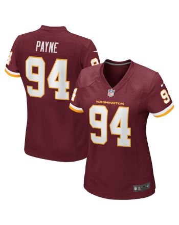 Daron Payne 94 Washington Commanders Football Team Women Game Jersey - Burgundy