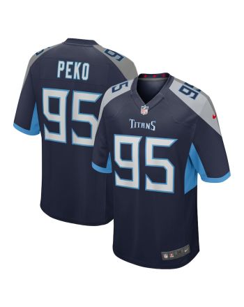 Kyle Peko 95 Tennessee Titans Men Team Game Jersey - Navy