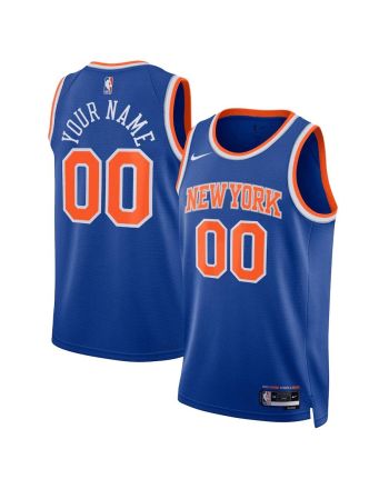 New York Knicks Custom 00 Men 2022/23 Swingman Jersey - Icon Edition