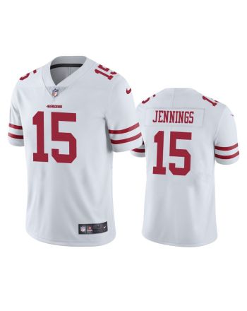 Jauan Jennings 15 San Francisco 49ers White Vapor Limited Jersey