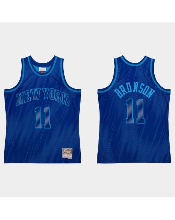 Jalen Brunson #11 Royal Hardwood Classics Jersey - Men