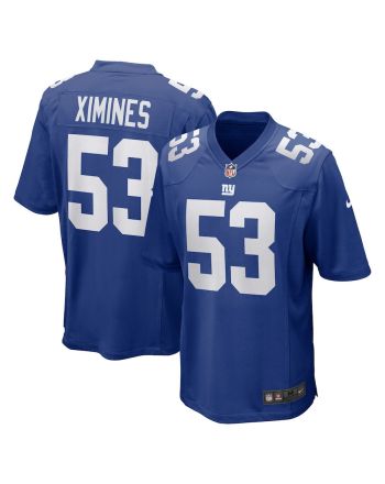 Oshane Ximines 53 New York Giants Game Jersey - Royal