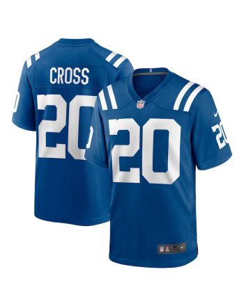 Nick Cross 20 Indianapolis Colts Men Game Jersey - Royal