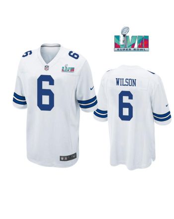 Donovan Wilson 6 Dallas Cowboys Super Bowl LVII Super Bowl LVII White Men Game Jersey