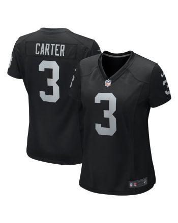 DeAndre Carter 3 Las Vegas Raiders Women's Game Player Jersey - Black