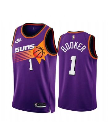 Devin Booker 2022-23 Phoenix Suns Purple 1 Classic Edition Jersey - Men Jersey