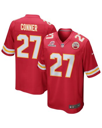 Chamarri Conner 27 Kansas City Chiefs 2024 Divisional Patch Game Men Jersey - Red