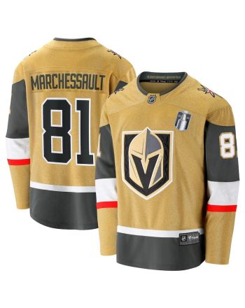 Jonathan Marchessault 81 Vegas Golden Knights 2023 Stanley Cup Final Home Breakaway Player Jersey - Gold