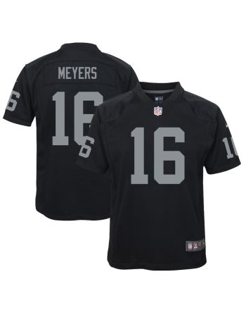 Jakobi Meyers 16 Las Vegas Raiders Youth Game Jersey - Black