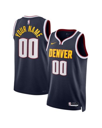 Denver Nuggets Custom 00 Men 2022/23 Swingman Jersey - Icon Edition