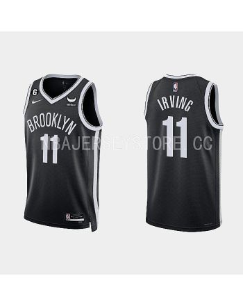 Brooklyn Nets 11 Kyrie Irving 2022-23 Icon Edition Black Men Jersey