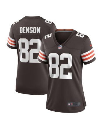 Trinity Benson 82 Cleveland Browns Game Women Jersey - Brown