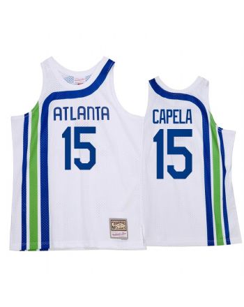 Clint Capela 15 Atlanta Hawks HWC Throwback Jersey White