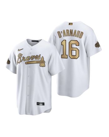 Atlanta Braves Travis D'Arnaud White 2022-23 All-Star Game Jersey