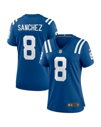 Rigoberto Sanchez 8 Indianapolis Colts Women Game Jersey - Royal