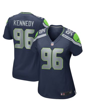 Cortez Kennedy 96 Seattle Seahawks Women Game Retired Jersey - College Navy