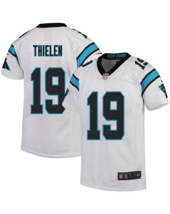 Adam Thielen 19 Carolina Panthers Youth Game Jersey - White