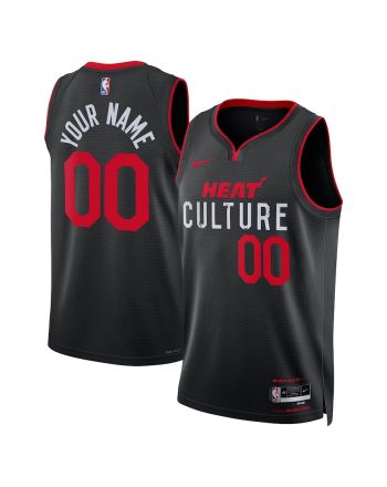 Miami Heat 2023/24 City Edition Swingman Custom Jersey - Black