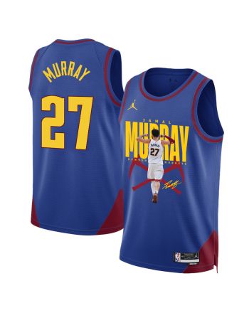 Jamal Murray 27 Denver Nuggets Fastbreak Phenom 2023 NBA Champions Swingman Jersey - Blue