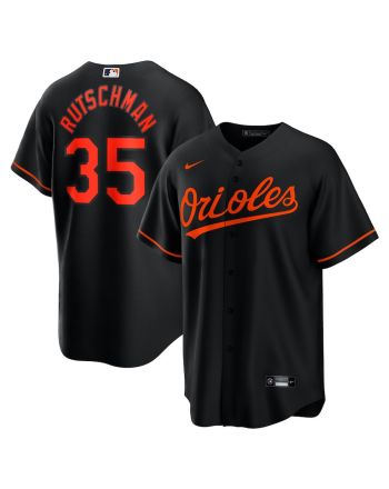 Adley Rutschman 35 Baltimore Orioles Alternate Men Jersey - Black