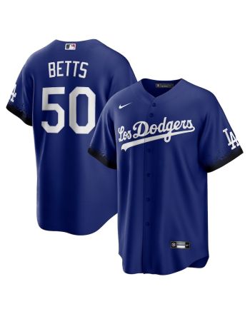 Mookie Betts 50 Los Angeles Dodgers City Connect Player Jersey - Royal