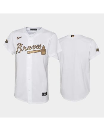 Atlanta Braves 2022-23 All-Star Game White Youth Jersey