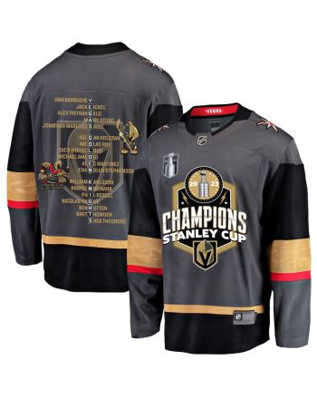 Vegas Golden Knights Journey to 2023 Stanley Cup Glory Men Jersey - Black