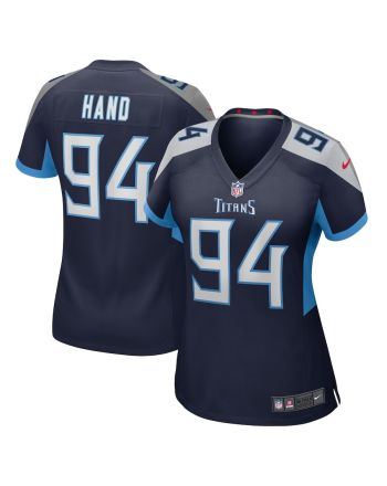 Da'Shawn Hand Tennessee Titans Women's Game Player Jersey - Navy