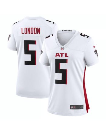 Drake London 5 Atlanta Falcons Women Away Game Jersey - White