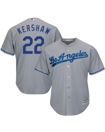 Clayton Kershaw Los Angeles Dodgers Cool Base Player Jersey - Gray