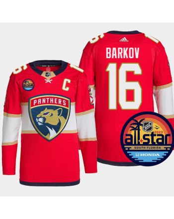 Aleksander Barkov 16 Florida Panthers Red Jersey 2023 NHL All-Star