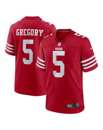 Randy Gregory 5 San Francisco 49ers Game Men Jersey - Scarlet