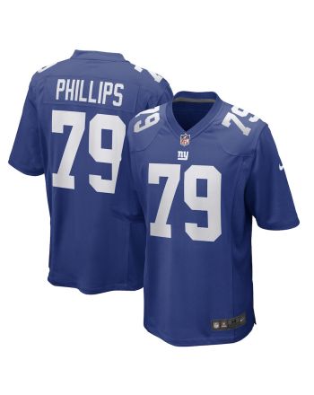 Tyre Phillips New York Giants Game Player Jersey - Royal