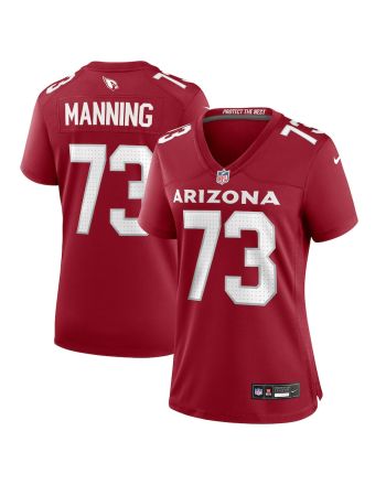 Ilm Manning 73 Arizona Cardinals Women Team Game Jersey - Cardinal