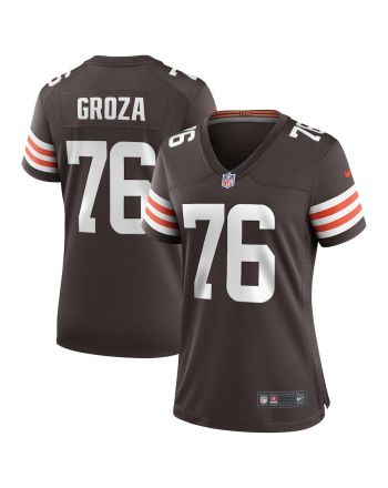 Lou Groza 76 Cleveland Browns Women Game Retired Jersey - Brown