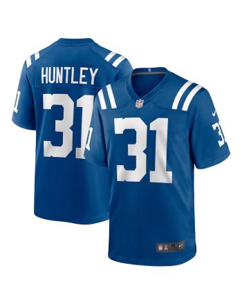 Jason Huntley 31 Indianapolis Colts Men Team Game Jersey - Royal