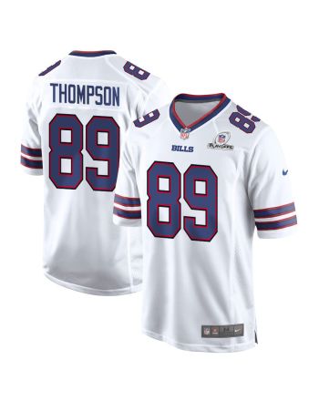 Bryan Thompson 89 Buffalo Bills 2023 Playoffs Patch Game Men Jersey - White