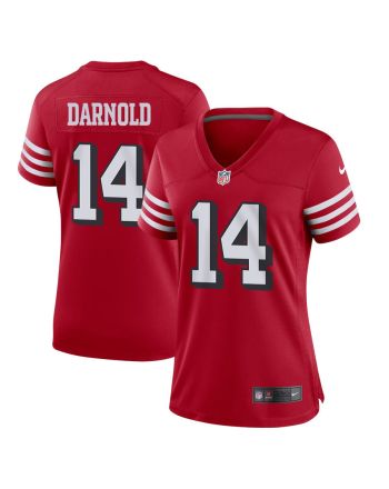 Sam Darnold 14 San Francisco 49ers Women Alternate Game Jersey - Scarlet