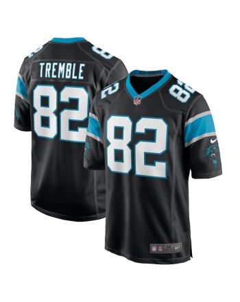 Tommy Tremble 82 Carolina Panthers Men's Game Jersey - Black