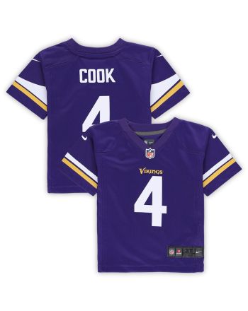 Dalvin Cook 4 Minnesota Vikings Toddler Game Jersey - Purple